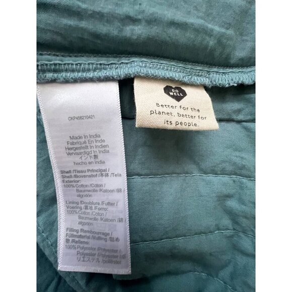 Madewell Quilted Button Shoulder Top in Amie Floral summer breeze S A000564 - Picture 7 of 12